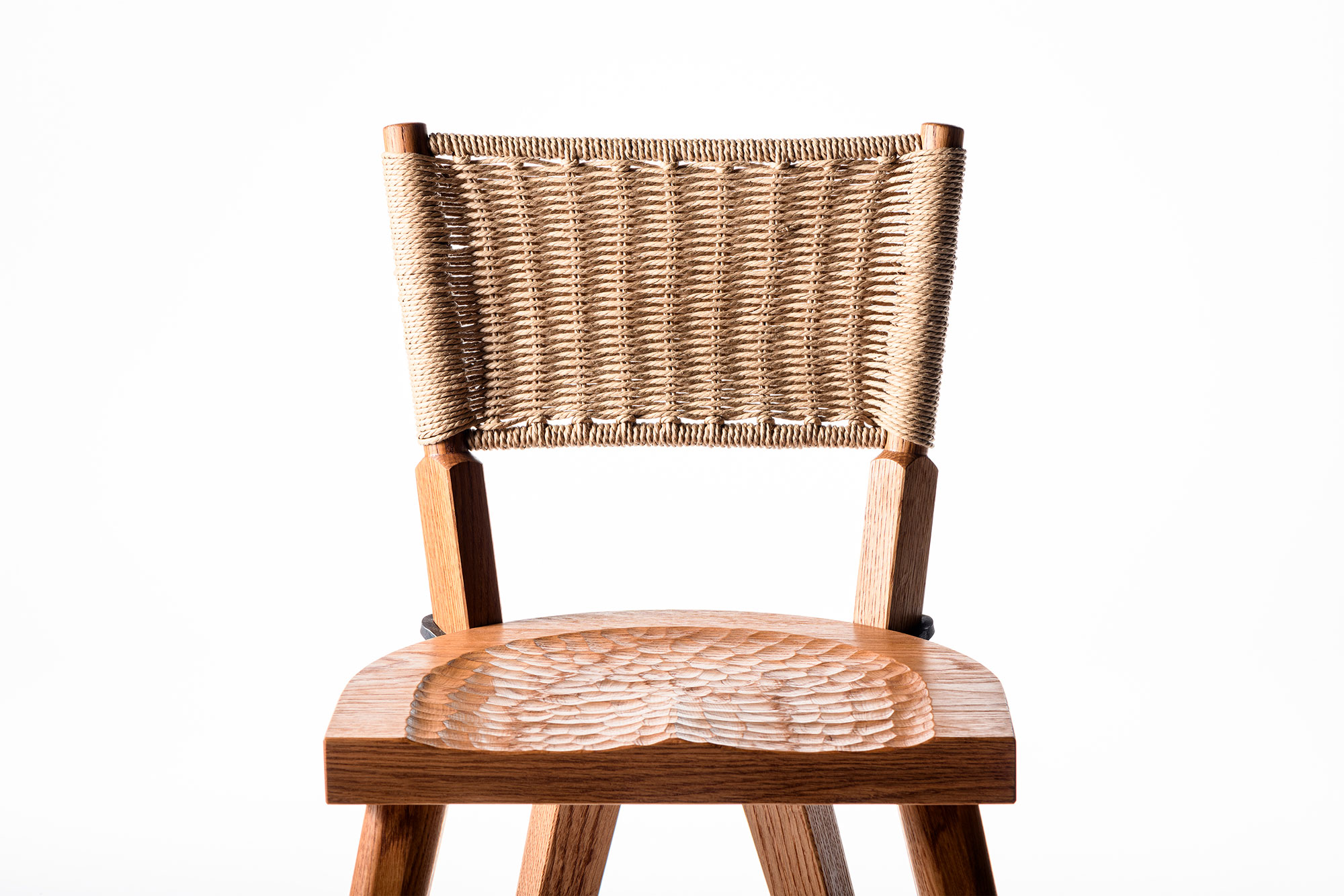 Marolles Chair with Danish Cord Back from front